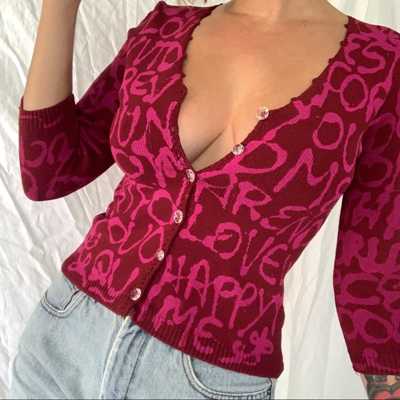 Vintage Sweaters - RARE VINTAGE Elaris Cardigan